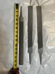 Nicholson Half Round Smooth Large 12" Made Brazil Vintage Files X 3. Fixed Price $20.00.