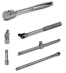 6PC 3/8" Drive Ratchet & Tools Set, Chrome Finish. Williams Usa #JHWDTB-6. Fixed Price $152.18.