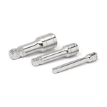 Titan 16105 3-PIECE Wobble Extension Set, 1/4", 3/8", 1/2" Drive Chrome Vanadium. Fixed Price $15.98.