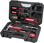 57 Piece Mechanics Tool Home Set, Sockets, Ratchet, Screwdrivers, Hamme. Fixed Price $105.99.