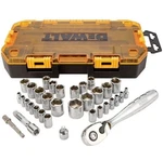 6 Point Dewalt 3/8" 72 Tooth Ratchet With 1/4" & Socket Set 34 Piece. Fixed Price $49.99.