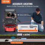 Sewer Camera, 165 FT/50M, 32GB Card For Duct Pipe. Fixed Price $1066.44.