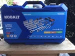 Kobalt 170 Piece Mechanics Tool Set W/ Hard Case. Fixed Price $200.00.