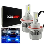 H13 9008 6000K 30000K White & Blue Combo Cob Led Kit Headlight Bulbs W22. Fixed Price $28.99.