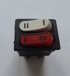 Pavoni Double Bipolar Switch 16A 250V Europiccola Mignon Red/white. Fixed Price $14.89.