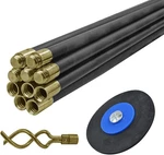 FAIDRSET12 9M Drain - 10 Rods, Plunger & Worm With Brass Connectors. Fixed Price $166.99.