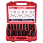 Genius Tools Piece 1/2" Dr. Metric Deep Impact Socket Set TD-416M. Fixed Price $84.04.