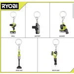 Ryobi Mini's 5 Piece Keychain Set Recip Saw Stick Vac Drill Battery Sander Nib. Fixed Price $39.79.