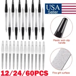 12/24/60X Metal Inch Stainless Steel Files For Fingernails Hot. Fixed Price $8.39.