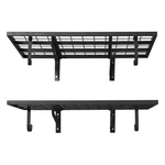 Galvanized Steel 2-TIER Wall Shelving 24X36IN, 500LB Cap, For Garage & Workshop. Fixed Price $104.83.