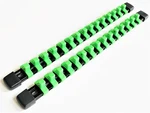 2 Goliath Industrial 3/8" Abs Mountable Socket Rail Holder Organizer Green SH38G. Fixed Price $12.99.