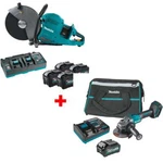 Makita GEC01PL4 80V Max Power Cutter W/ Free GAG01M1 40V Angle Grinder. Fixed Price $2549.00.