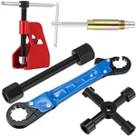 5 Pcs Angle Stop Wrench Kit Plumbing Tool, Compression Sleeve Puller For 1/2".... Fixed Price $61.60.