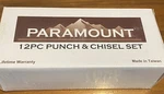 Paramount PAR-PC12SETP & Piece Set, 9 Punches, 3 Chisels Z-27. Fixed Price $30.00.