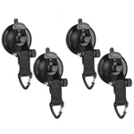 4 Pcs Heavy Duty Suction Cup Security Hooks For Camping Storage Accessory. Fixed Price $33.88.