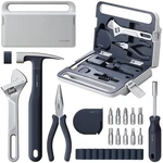 Hoto 16-PIECE Home Tool Kit, Basic Hand 10.5 X 6.6 2.7 Inches, Deep Blue. Fixed Price $70.05.