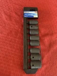 Jobsmart Impact Sockets 8 Piece Set 1/2'' Drive 6-PT Metric 12MM To 19MM. Fixed Price $24.99.