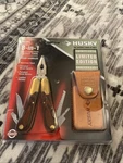 Husky 25TH Anniversary Limited Edition Multifunction Pocket Tool Brass Wood. Fixed Price $44.44.