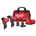 Milwaukee M12 Fuel 2-TOOL Combo Kit 3497-22. Fixed Price $282.65.