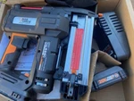 Worx WX840L 20V Powereshare Nailforce 18 Gauge Brad & Staple Gun (new). Fixed Price $174.80.