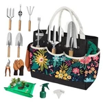 22PCS Gardening Tools Set For Women Heavy Duty Hand Kit Black. Fixed Price $51.89.