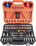 162 Pieces Mechanic Tools Kit And Socket Set For Car Repair, Cr-v Constructed,. Fixed Price $77.36.