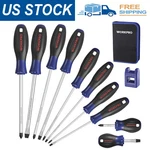 Workpro 10-PIECE Magnetic Screwdriver Set Phillips Slotted Flat Head. Fixed Price $19.99.