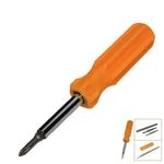 6 In Screwdriver Nut Flat Head & Phillips Reversible PH1 PH2 Crv Bits. Fixed Price $8.25.