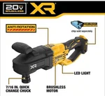Dewalt DCD447B Xr 7/16" Quick Change Compact Stud & Joist Drill (tool Only). Fixed Price $300.00.