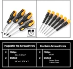 Steelhead 87 Pcs Tool Set Handle Magnetic Screwdrivers Yellow/black. Fixed Price $32.17.
