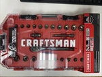 Sealed-craftsman CMMT12028 24-PC 1/4 6 Point Socket Set. Fixed Price $50.00.