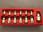 Mac Tools Stubby Torx Star Driver Socket Set Pieces T8-T60 SST13. Fixed Price $94.95.