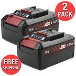 (2-PACK) 18V 6000MAH Battery Compatible Einhell Tools X-change Power. Fixed Price $74.28.