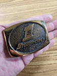 Vintage Solid Brass Snap-on Tools Belt Buckle Bts SPP-557 Made Usa. Fixed Price $17.00.