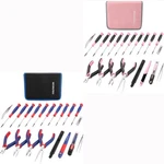 Workpro 33PCS Precision Repair Tool Set With Pouch Blue/pink Pliers Tweezers. Fixed Price $32.99.