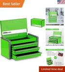 Stackable Mini Green Tool Chest Durable 3-DRAWER Organizer For Any Diy Task. Fixed Price $73.99.