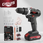 24V Electric Drill Cordless Fast Screwdriver Set Power Tool W/2 Battery&charger. Fixed Price $20.99.