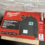 Milwaukee M100B-21M M12 Durable Li-ion Heated Toughshell Jacket Small Rip. Fixed Price $79.99.