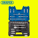 Draper 16465 Expert Combined Mm/af Socket Set, 3/8" Sq. Dr., Blue (41 Pc). Fixed Price $98.60.
