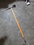 Vintage Stubai Austria Mountaineering Ice Wood Handle Pickaxe. Fixed Price $149.00.