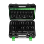 Tecotek 1/2" Drive Deep 12-POINT Impact Socket Set, 32-PIECE Sae.... Fixed Price $93.54.