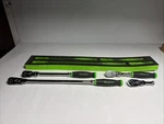 Snap On 4PC 3/8" Drive 80 Tooth Soft Grip Flex Ratchet Set In Foam FM204RT04BG. Fixed Price $450.00.