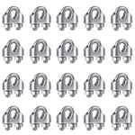Yamaso 20PCS 1/16 Inches M2 Stainless Steel Wire Rope Cable Clip Clamp. Fixed Price $13.09.