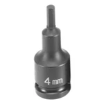 Grey Pneumatic 1904M 3/8" Metric Hex Driver Impact Socket 4MM. Fixed Price $20.98.