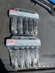 (2) Sears Craftsman Evolv Nos 5PC Deep Impact Metric Socket Set 16930 1/2 Dr. Fixed Price $34.95.