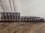 Kobalt Wilth Olsa Tolols Rail , 12 Point Set Of 15 Suckets .. Fixed Price $27.00.