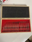 Shop Pro Mini Tool Set 21 Piece Wooden Case. Fixed Price $38.99.