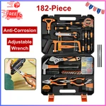 182 Pieces Home Repair Tool Kit, General Household Sets With Carrying Case. Fixed Price $45.06.