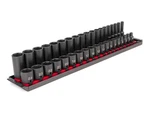 Tekton 3/8 Inch Drive Point Impact Socket Set 38 Piece 6-24MM. Fixed Price $209.99.