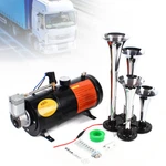 4 Trumpet Train Horn Kit With Psi Air Compressor For Car Truck 150DB. Fixed Price $63.50.